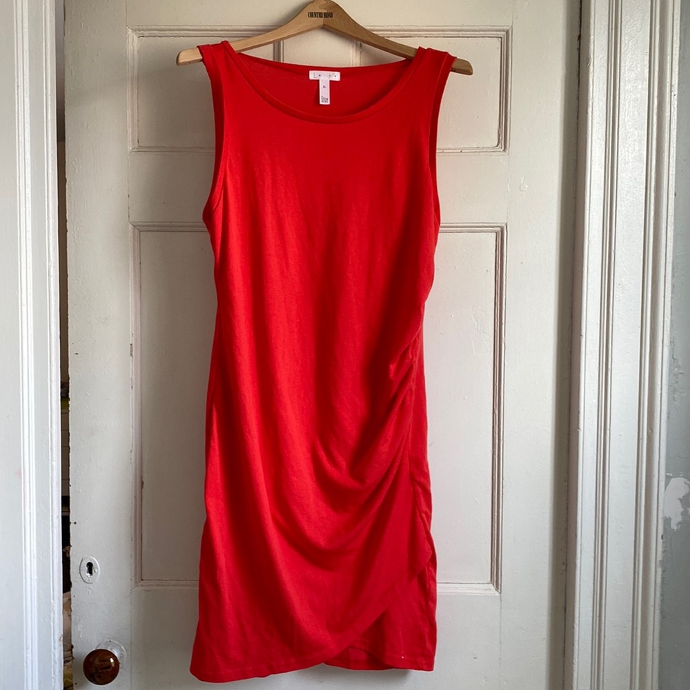 Two LEITH ruched dresses, size XL.